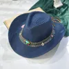 Boinas estilo vaquero sombrero de paja para mujeres hombres verano viaje protección solar 2023 étnico jazz gran ala playa fiesta