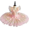 Dancewear Profissional Ballet Vestido Mulheres Crianças Meninas Adultos Tutu Ballet Swan Lake Ballet Trajes Bailarina Desempenho Roupas de Dança 231124