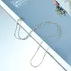 Chains 10pcs Oval Bead Chain Jewelry DIY Material Necklace Bulk Pendant Lady Supplies