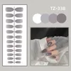 False Nails 24PcsSet Long Round Head Bright Solid Color Press On Acrylic Nail Art Fake Finished Wearing Manicure Reusable 230425