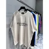 Womens Designer t-shirt Shirt {Straight} High Edition Family Therapy Letter Print Loose Round Neck Casual Sleeve