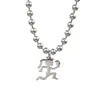 Chains Choose ICP Hatchetman Necklace Juggalo Juggalette Charm Stainless Steel 1inch Pendant Beads Chain 6mm 24inch