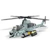 Modèle d'avion MEOA World's Military Aircraft Building Toys For Boys 6 Styles Armed Helicopter Building Blocks MOC Bricks WW2 Toys Kids Gifts 230426