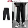 Broek Lappsteryouth Zwart Koreaanse Harajuku Heippants 2022 Zomerzakje Zobzige Koreaanse mode joggers Japans casual high taille trainingspak