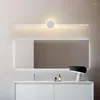 Lampy ścienne nowoczesne białe czarne żelazne żelazne aluminiowe akrylowe dekoracje ściany sconce do łazienki sypialnia salon oświetlenie wewnętrzne
