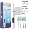 Ultraschall-Elektro-Mundreiniger-Set, Zahnsteinentferner, Reinigungs-Bleaching-Flosser mit 4 Reinigungsmodi, wasserdichtes Bleaching-Zahnbürsten-Set für zu Hause