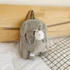 Zaino per bambini creativo e carino Zaino in peluche simpatico cartone animato coreano per ragazzi e ragazze Zaino per scuola materna