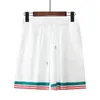Mannen Trainingspakken 2023 Tennis Bloemen Strepen Mannen Vrouwen Korte Set T Shrt Hawaii Strand Stijl Pak Hip Hop Shirt shorts Paar Pakken