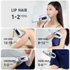 Epilator Deess GP592 Lodowe chłodzenie IPL Usuwanie włosów Home Użycie 2 w 1 urządzenie Niezmienne lampy Unlimited SS 230425