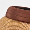 Chapeaux à large bord Style d'été chapeau haut de forme vide femmes voyage soleil extérieur bandeau en gros