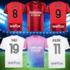 23/24 Milans Ibrahimovic Giroud Soccer Jerseys 2023 Pulisic Theo Toni REIJNDERS SHIRT ROMAGNOLI Rafa Leao S.Castillejo Reijnders Football Uniform