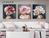 Fashion Girl Pictures Abstract Canvas Painting Flower Wall Art Posters on The Wall Home Decoration Modern Poster Home Decor4216804