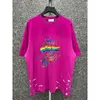 Maglietta da donna firmata High Edition House T-shirt allentata con maniche stampate 90 colorate