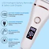 Epilator Electric Razor Painless Lady Shaver for Women USB Laddning Bikini Trimmer för hela kroppens vattentät LCD -skärm Våt torrt med 230425