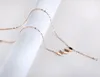 Cadenas de moda de acero inoxidable CZ cristal mariposa collares de animales para mujeres estilo bohemio colgante collar N19216
