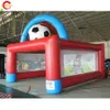 Free Ship Outdoor Activities 5x4x4mH commercial inflatable football goal soccer shooting carnival game for sale