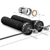 Jump Ropes Fitness CrossFit Hoppning Ropes Speed ​​Jump Rope Weaked Humping Excise Workout med kullager Antisliphandtag P230425