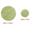 TACHES DE MATS PACTES PLACEMAT ROUNDS PLACEMAT MAT COTTON LINEN TEAVEM