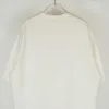 2023 Nueva camiseta de diseñador para mujer Camisa de gama alta {Straight} Family Crack Print T-shirt White 1917 Loose Fit Band Manga perforada