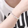Bangle Trending Products Noble Lucky Beads 925 Stamp Silver Cuff Bracelets For Women Adjustable Jewelry Fashion Party WeddingBangle