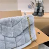 luxury bags messenger bag Fashion Classic flap Bag Pocket Chain Crossbody Designer Women Lamb Hair Cloud Bag Cute versatile