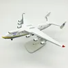 Flygplan Modle Antonov 225 Airlines Ukraina AN-225 MRIYA Legering Sovjetunion Air Airplane Model Plane Diecast Aircraft 230426