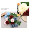 Декоративные цветы моделирование 3-голового шарика хризантемы гортеня