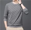 Designer T Shirt Men Crew Neck T-shirt Letter Print undertröja Mens Long Sleeve Designer Tshirt