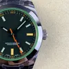 GS デザイナー腕時計新グリーン素材ガラスカスタム 3131 統合ムーブメント直径 40 ミリメートル防水 30 メートル