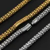 Chains Hip Hop Street Trendsetters Stainless Steel Popcorn Chain Necklaces Punk Basic Link For Men Women Never Fade Accessories Jewelry