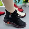 618 Kobiety Buty Sneakers Buty Buty Mokasyna Platforma Koronkowa skóra płaska poślizgna sprężyna swobodna mama buty Mujer Zapatos Chaussure Femme 231124 78776