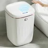 Aggiornamento Smart Trash Can 24/22 / 20L Sensore automatico Bidone della spazzatura Bidone della spazzatura a induzione di grande capacità per Cucina Bagno