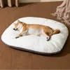 kennlar pennor förtjockar hundmatta tvättbar täckt hund säng för liten stor hund fyrkant kenn katt matta fluffig för sovmadrass för katt pad soffa 231124