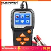 NOVO KONNWEI KW650 TESTENTE DE BATERAGEM DE MOTORAÇÃO DE MOTORAGEM DE BATERIA 12V 6V Sistema de bateria Analyzer 2000cca Ferramentas de teste de batida de carregamento para o carro