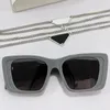 Lunettes de soleil pour hommes de qualité supérieure PR 08YS Nouvelle mode classique style de passerelle rectangulaire noir et blanc cadre luxe mode voyage vacances lunettes UV400 avec boîte