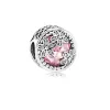 925 silver beads charms fit pandora charm Magnolia buckle pink beads Charm Bracelet Fashion Women