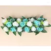 Decorative Flowers Artificial Silk Flower Wedding Road Lead Rose For Arch Square Pavilion Corners LED