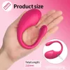 Vibratorer trådlöst Bluetooth G spot dildo vibrator för kvinnor app fjärrkontroll slitage vibrerande ägg klitor kvinnliga trosor sex leksaker 231124