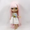 Dockor Icy DBS Blyth Doll Tan Hud Tone ljusrosa rak mjuk hårfog azon kropp 1/6 30cm 280BL1096 Fortune Days 230426