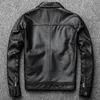 Мужская куртка из искусственного меха 7XL из натуральной кожи, зимняя повседневная черная мужская одежда из воловьей кожи, качество, кожаное пальто больших размеров 231124