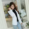 Ternos femininos Blazers finos de casacos para mulheres 2023 Collar de colarinho de colarinho de primavera Jaquetas de vestir tops de estilo coreano rosa feminino sobretudo