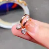 Серьги -грибы Yulem Jewelry Natural Aquamarine для офисной леди 5 5 мм 925 Серебро