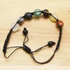 Strand Pierre Naturelle 7 Couleur Forme Irrégulière Moven Yoga Énergie Bracelet Unisexes Charme Festival De Mode Bijoux Cadeau En Gros 1 PCS