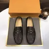 New Men Fashion Loafers Dress Shoes Classic Designer Lightweight leather shoes Handmade Flats party Mens non-slip Driving shoes size 38-46