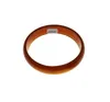 Certifierad äkta Asia Natural Orange Agate Jade Bangle Armband Innerstorlek 67mm