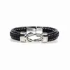 Charme Armbänder Schmuck Zubehör Paar Hand Ringe Leder Manschette Gürtel Koreanische Seil Twist Armband PU Frauen Armband