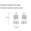 Dangle Earrings Poodle For Women Fashion Jewelry Boho Cute Dog Drop Statement Earring Pet Lover Gifts Bijoux Pendientes
