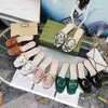 Pool slippers for woman Slippers Couple's New product double G hollowed out slippers official website three Slippers