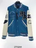 Masowa moda męska kurtka kurtki vintage luźne luźne baseballowe baseballowy płaszcz Hip Hop Autumn Varsity z królikiem Patten Mens Fleece Coats 6fht