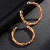 Bangle 2pcs/Set Gold Bracelets For Women Fashion Personality Ubranie